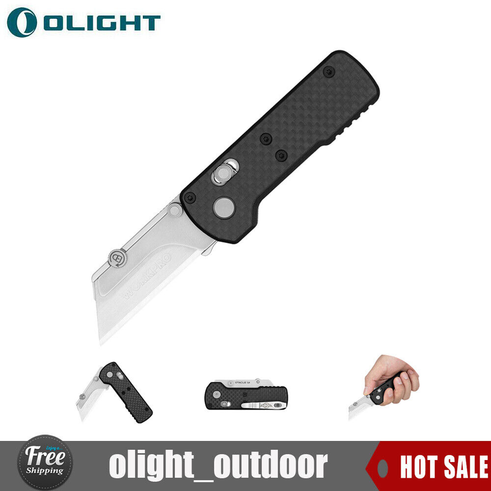 Olight Oknife Otacle U1(Carbon Fiber Overlay)standard trapezoidal utility blades