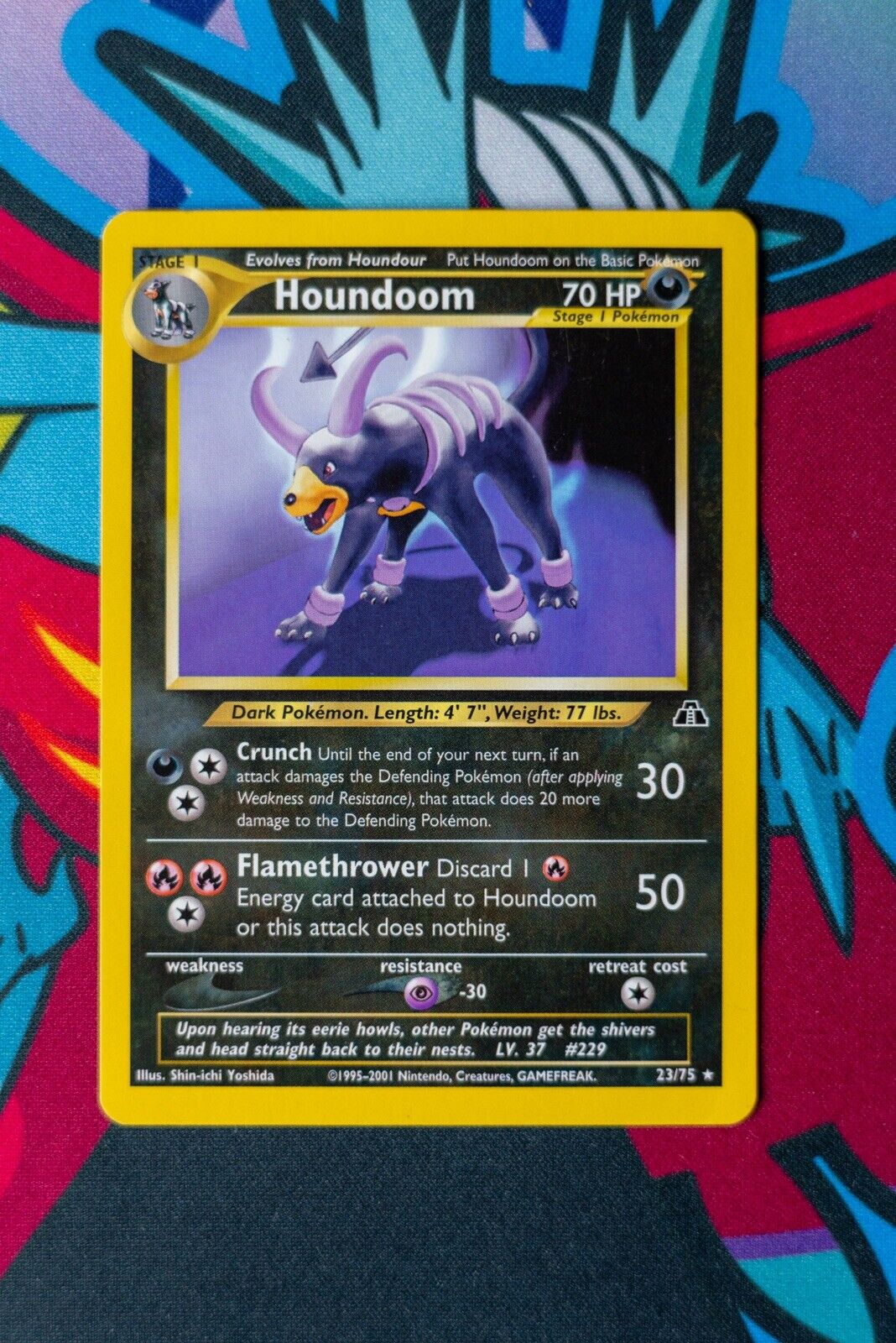 Houndoom 23/75 Neo Discovery Set Pokemon Card - Near Mint NM