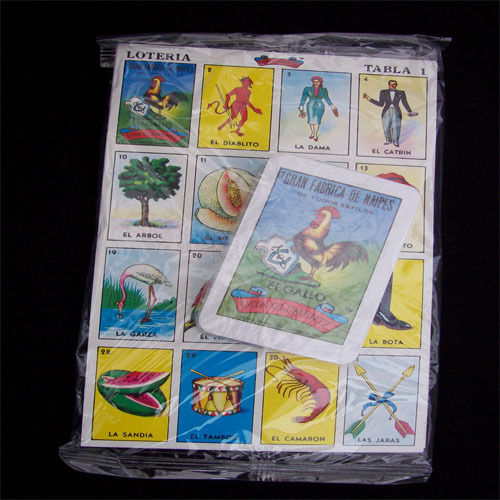 Mexican Loteria Bingo Card Game Authentic DON CLEMENTE 20 Players Mexican bingo