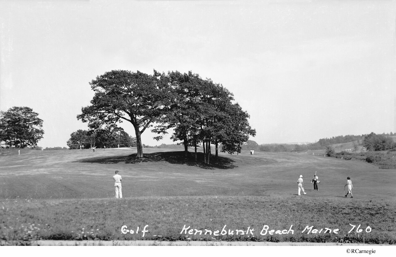 1930\'s Webhannet Golf Club Kennebunk Beach Maine Golfers
