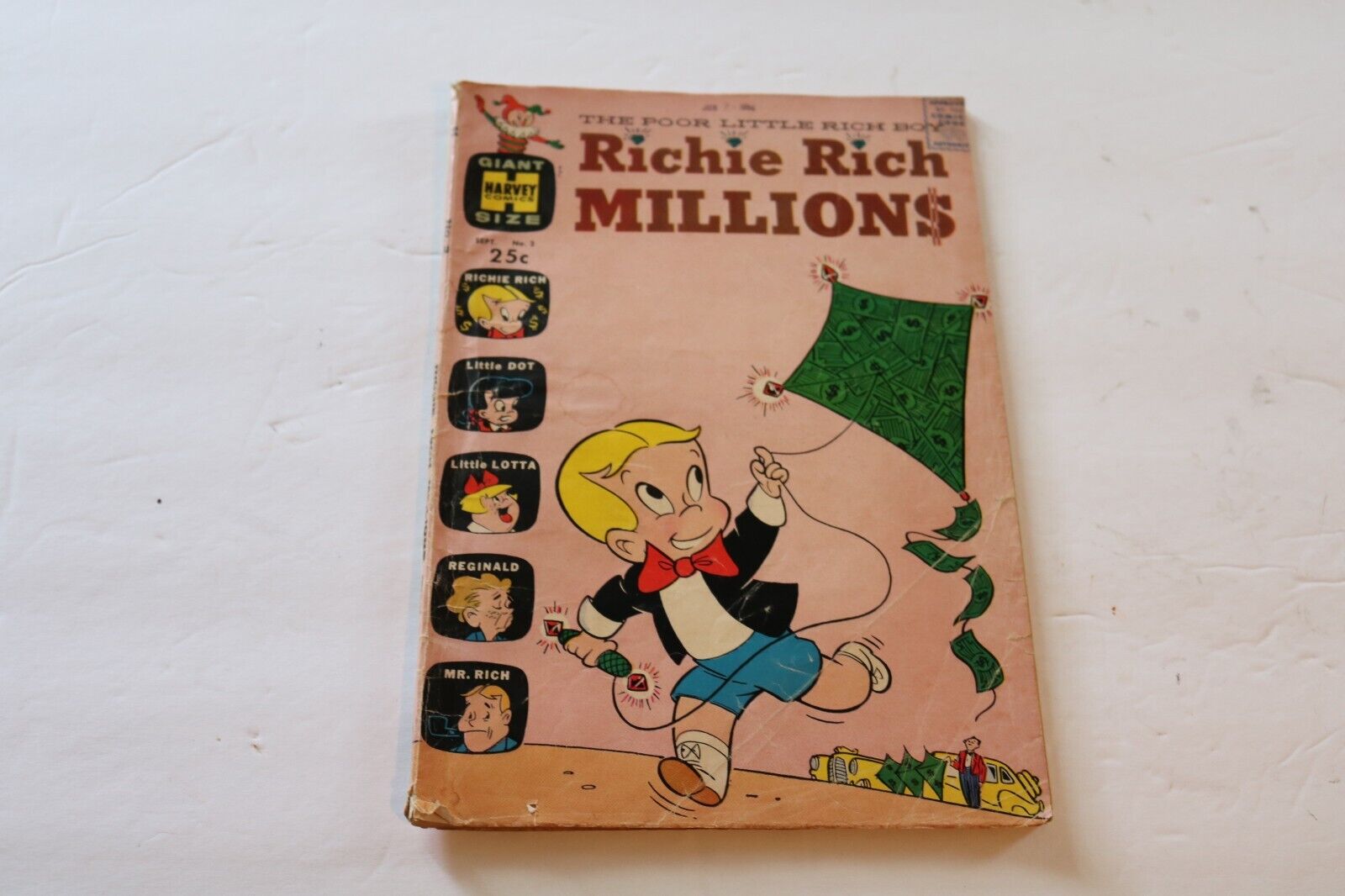 Richie Rich Millions # 2 Harvey Sept 1962, Little Dot, Little Lotta  (VG+ - FN)