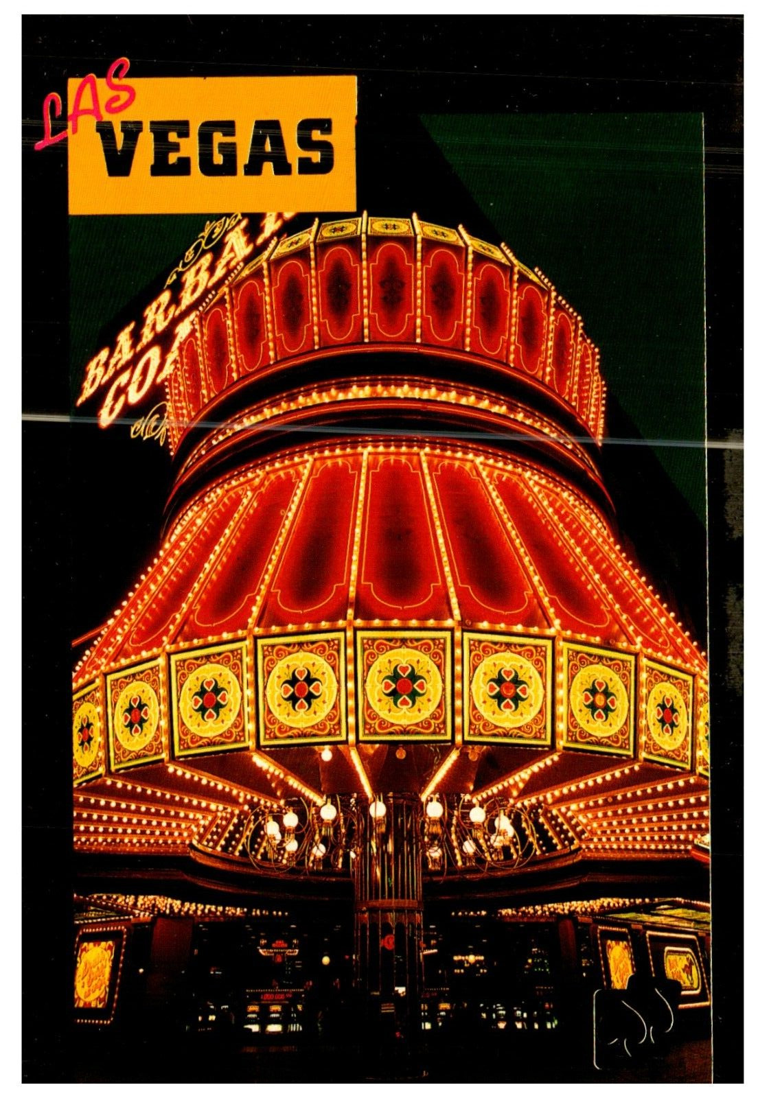 The Barbary Coast Casino Las Vegas, NV Nevada Hotel Casino Advertising Postcard