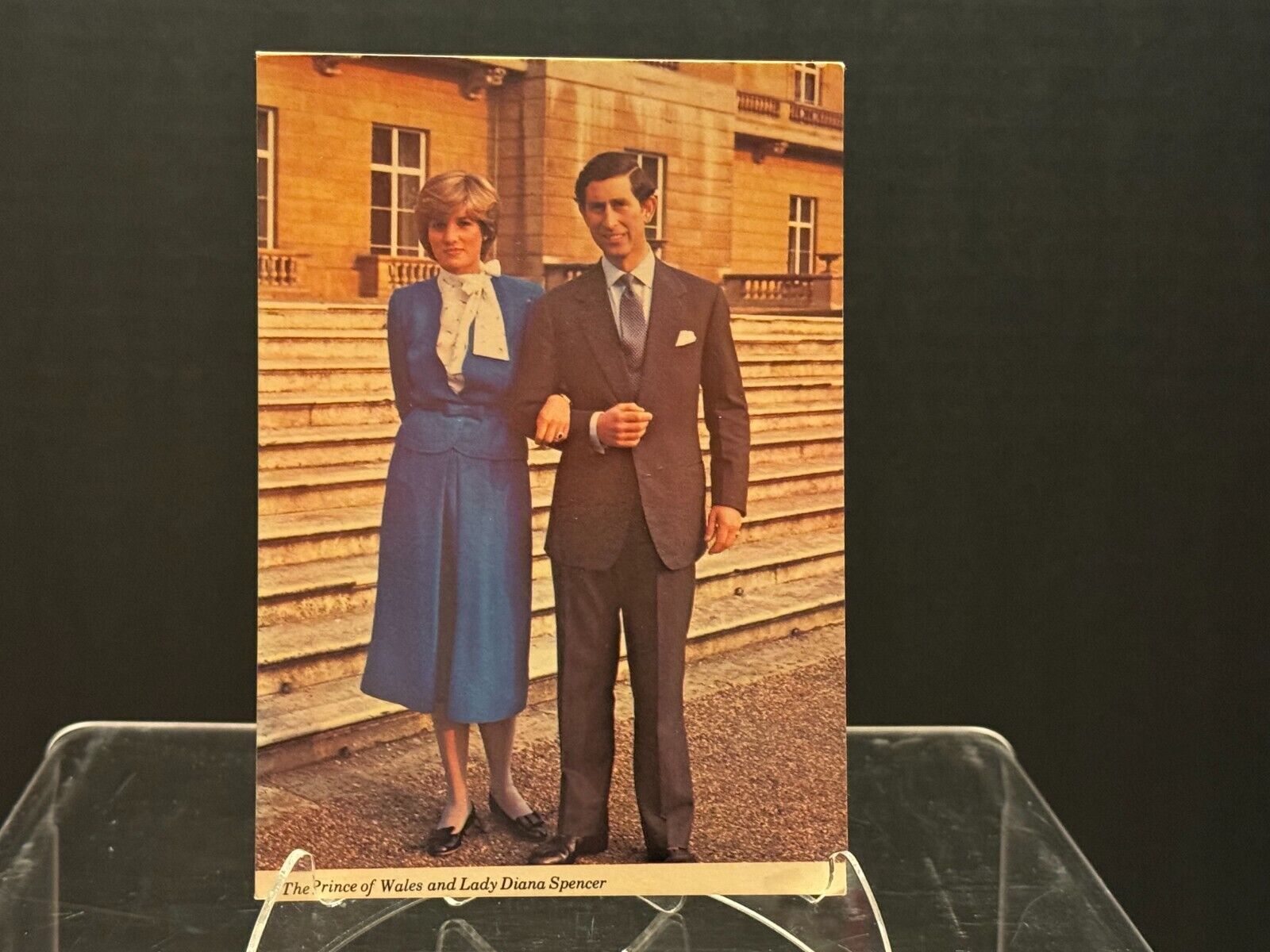 HRH Prince Charles Marriage to Lady Diana Spencer 1981 Color Postcard--EC
