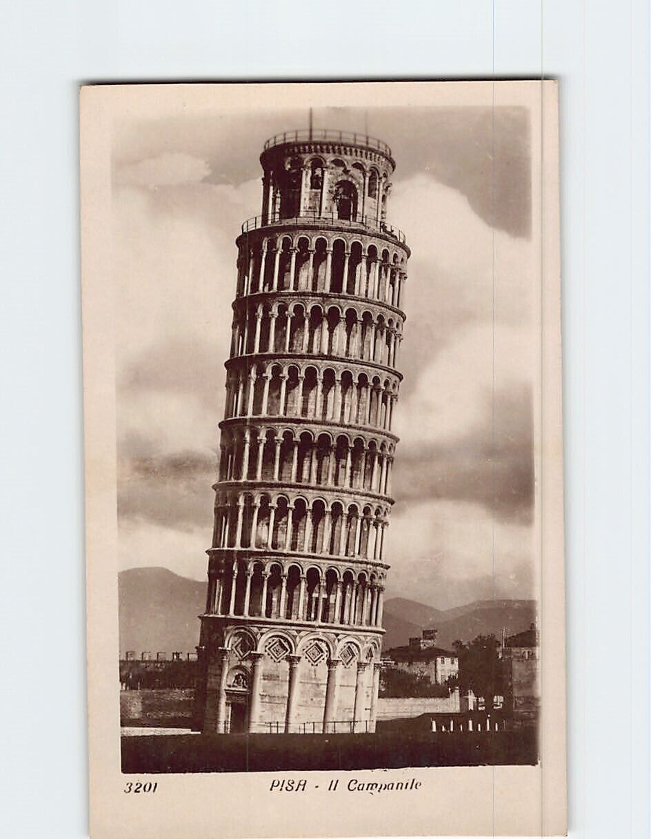 Postcard Il Campanile Pisa Italy
