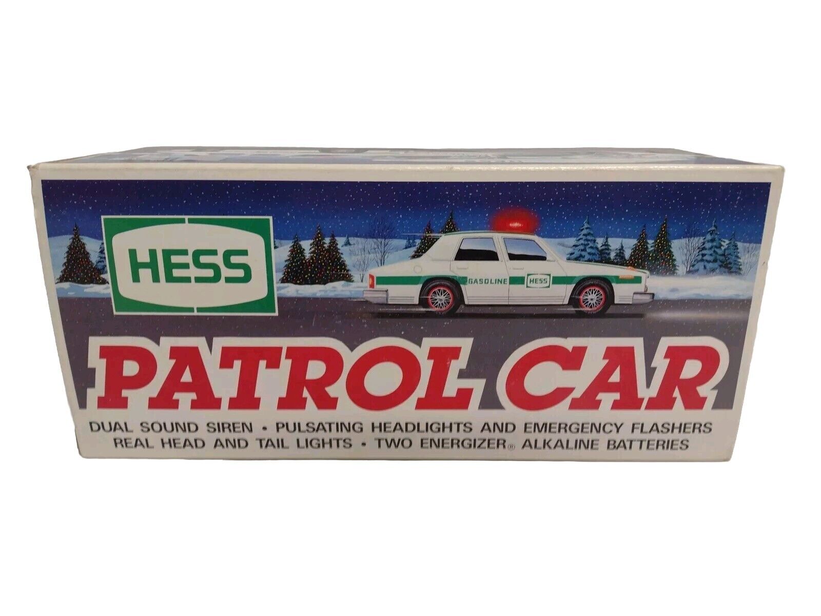 Vintage 1993 Hess Patrol Car W/Siren & Lights & Original Box