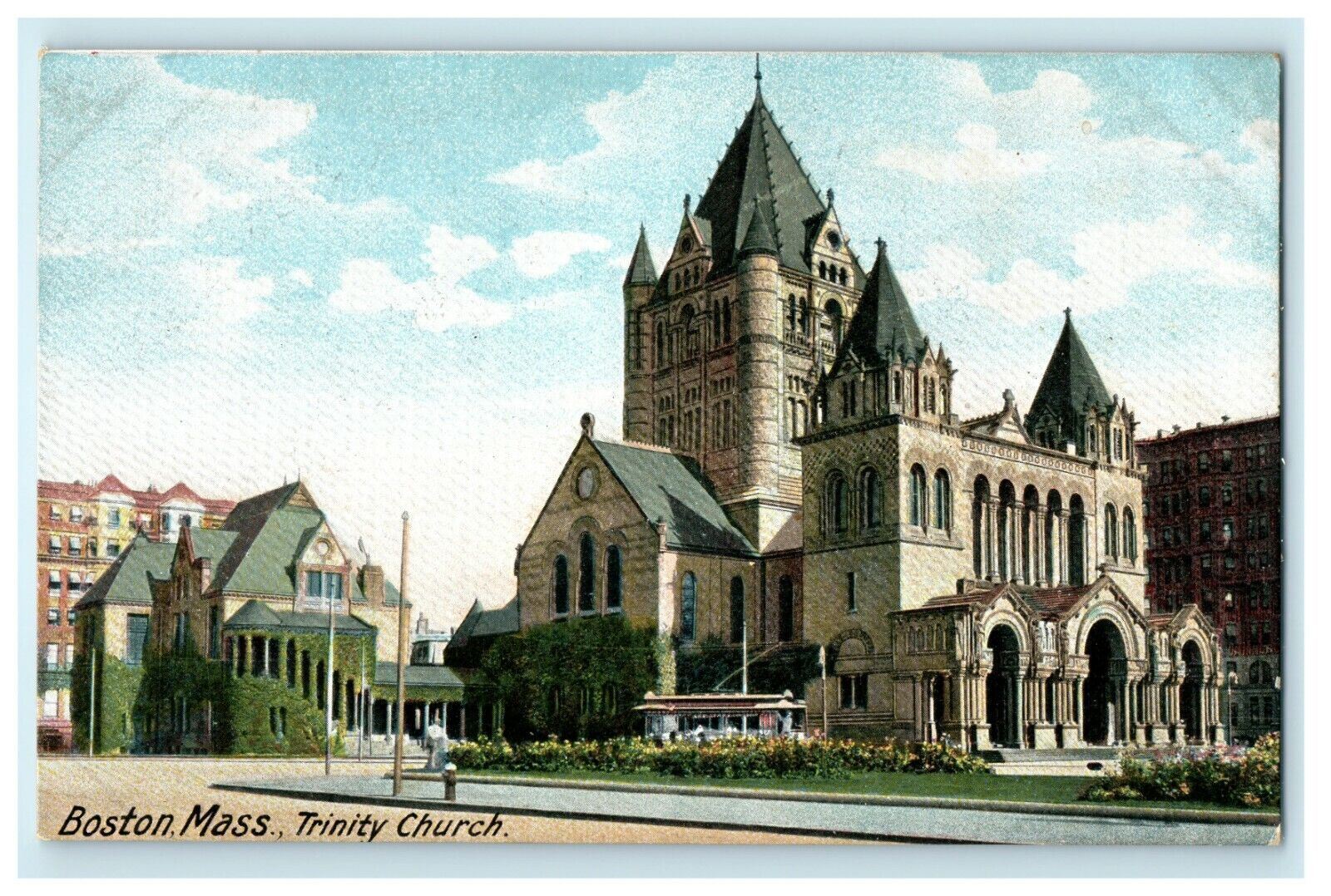 c1910 View Of Trinity Church Boston Massachusetts MA Unposted UDB Postcard