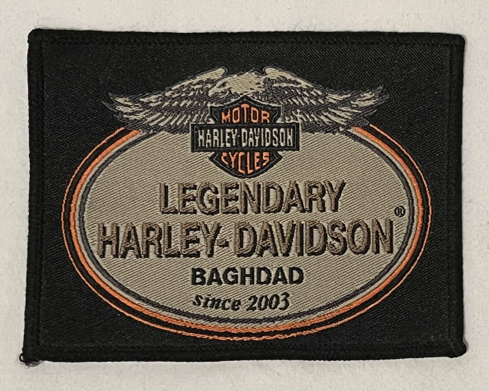 Legendary Harley Davidson Baghdad Since 2003 Patch