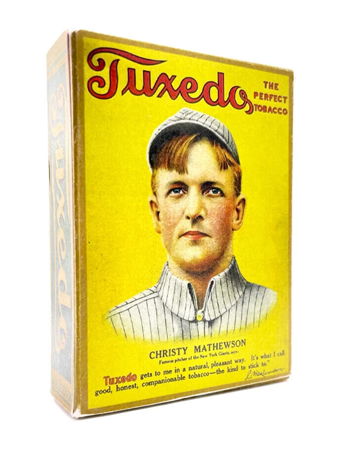 Replica Tuxedo Tobacco Pack Christy Mathewson Baseball Card (Reprint) 1910