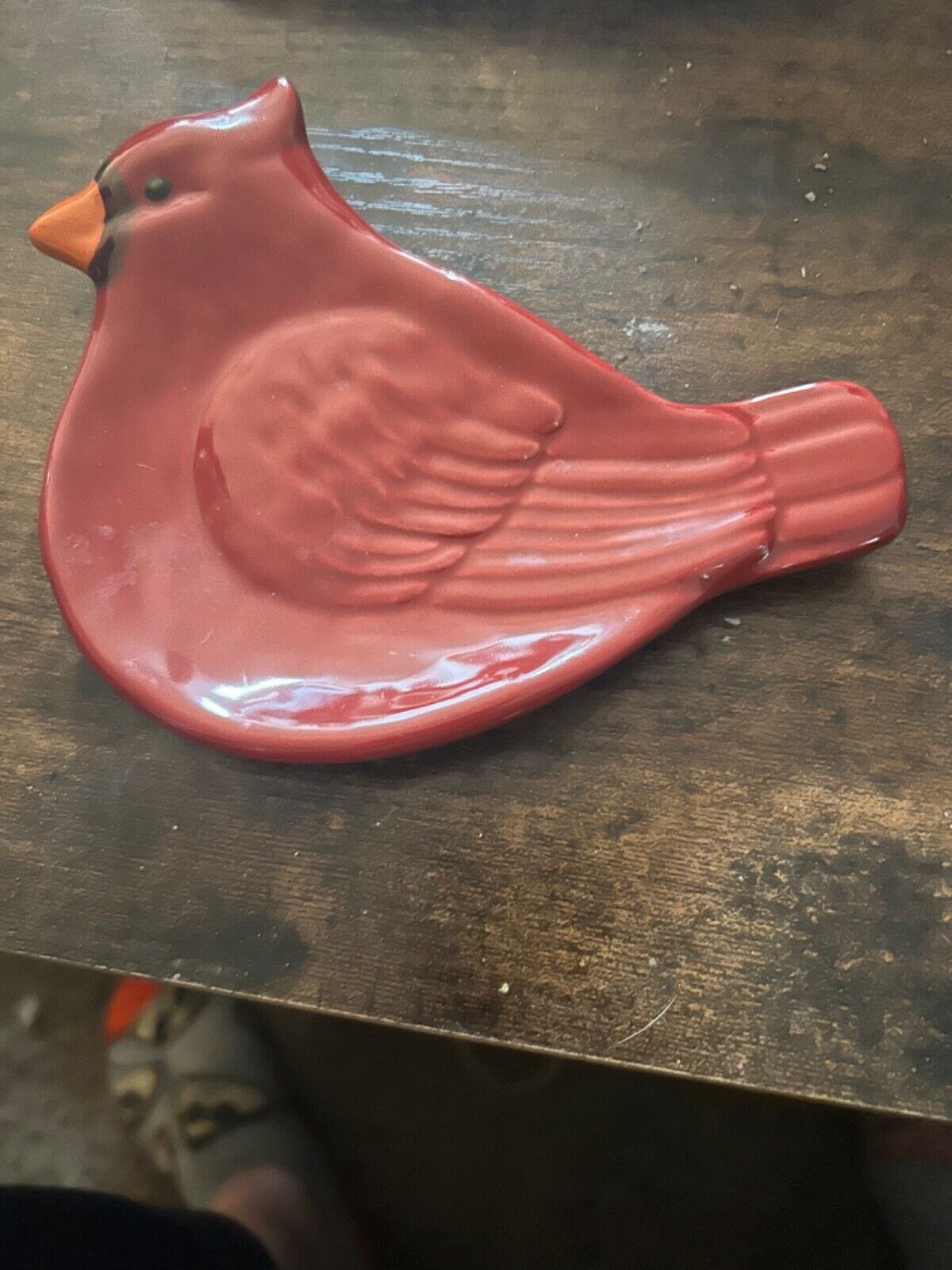 St. Nicholas Square Collectable Ceramic Red Cardinal