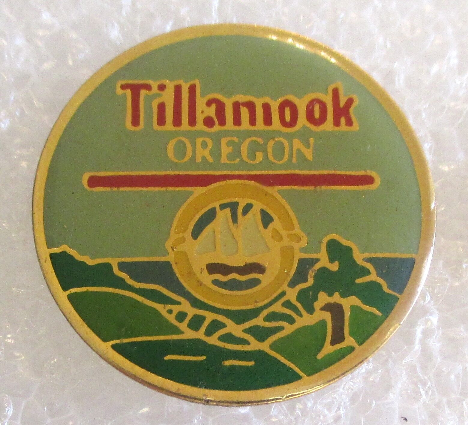 City of Tillamook, Oregon Tourist Travel Souvenir Collector Pin