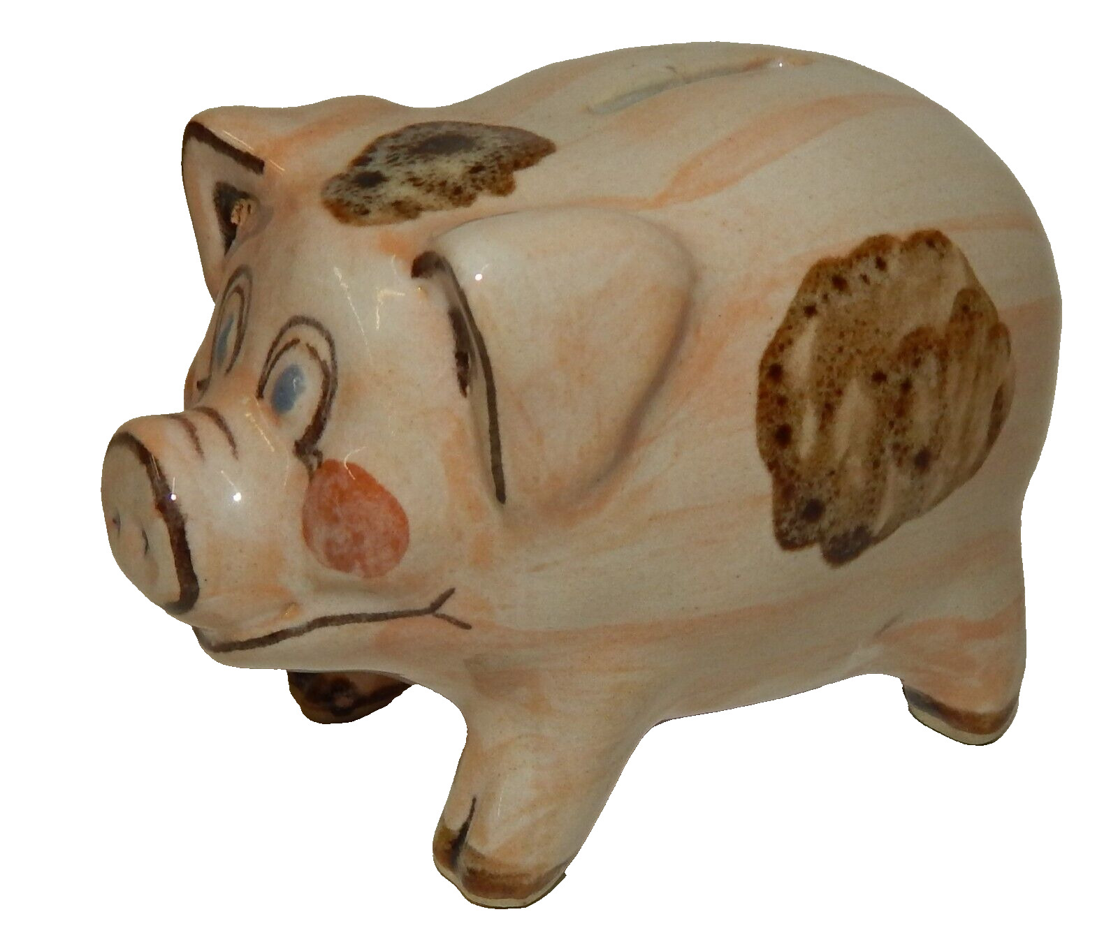 Louisville Stoneware Art Pottery Piggy Bank - Baby\'s First