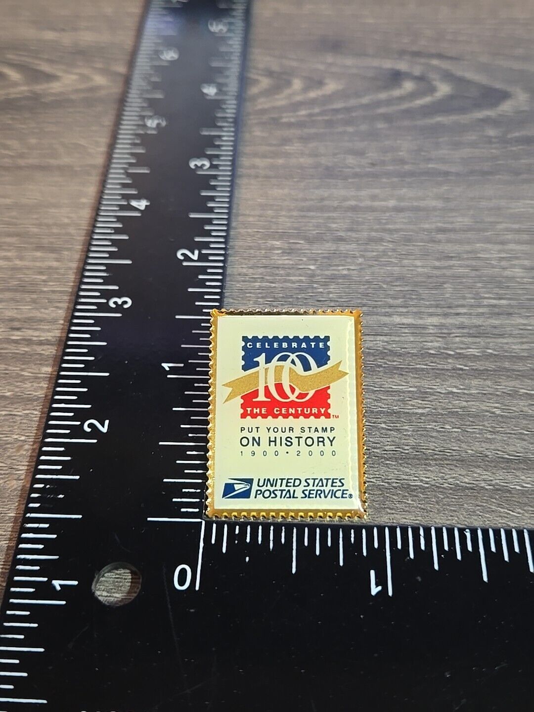 2000 USPS Celebrate 100 Years Century Put Your Stamp On History Enamel Pin i9
