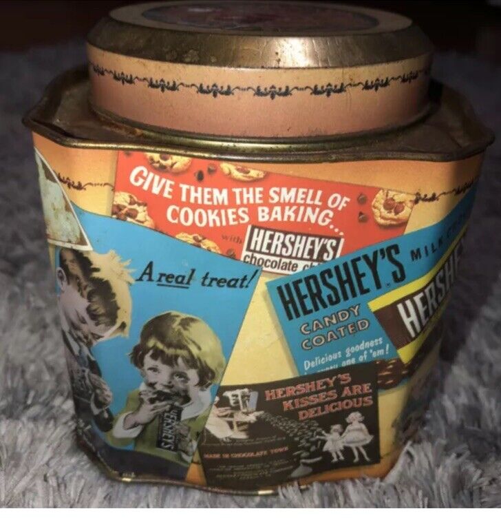 1995 Hershey\'s Chocolate Vintage Edition #3 Collectible Metal Tin Canister 
