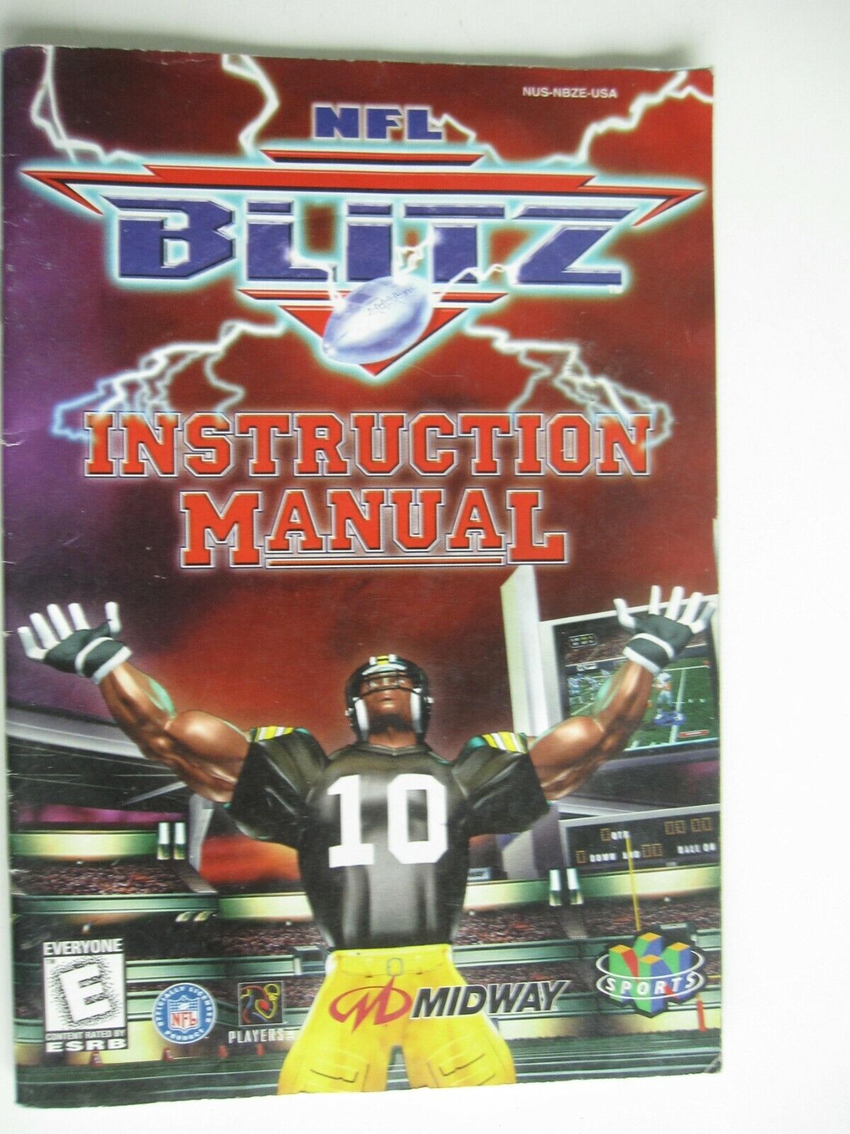 Nintendo Systems NFL Blitz Instruction Manual Booklet Only