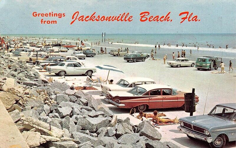 Looking North Greetings from Jacksonville Beach Florida