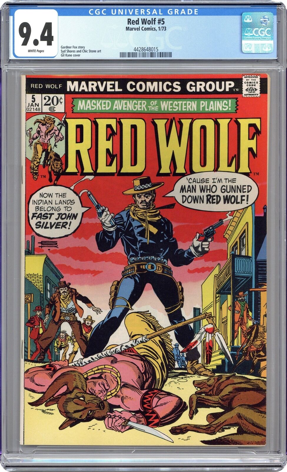 Red Wolf #5 CGC 9.4 1973 4428648015