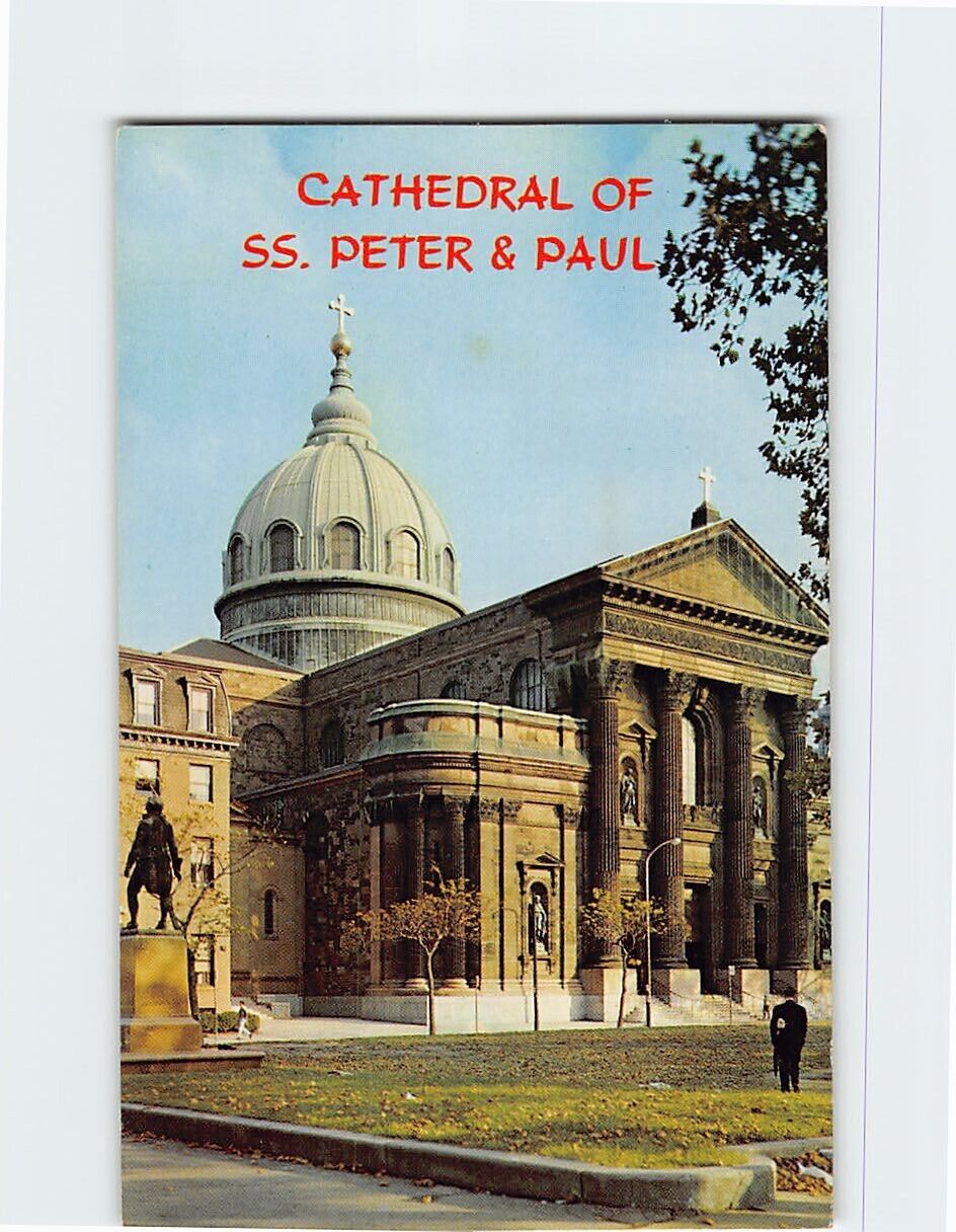 Postcard Cathedral Of Ss. Peter & Paul Philadelphia Pennsylvania USA