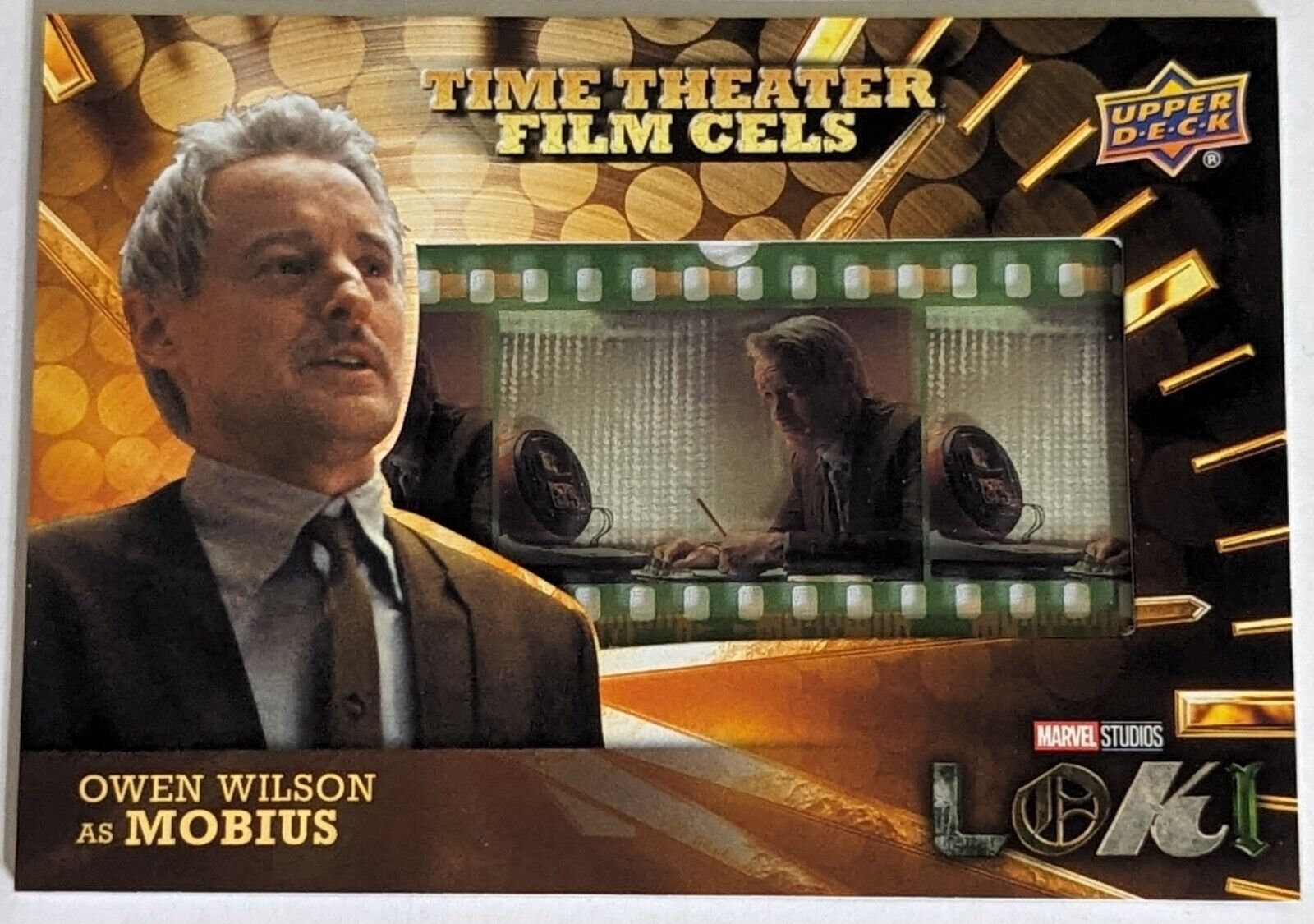 2023 Upper Deck LOKI Time Theater Film Cels TTFC-21 Owen Wilson As Mobius