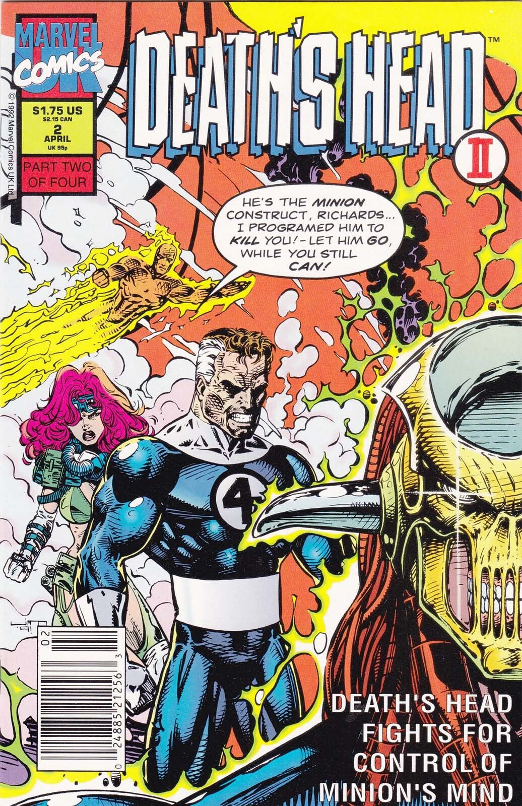 Death\'s Head II (Vol. 1) #2 (Newsstand) VF/NM; Marvel UK | Fantastic Four - we c