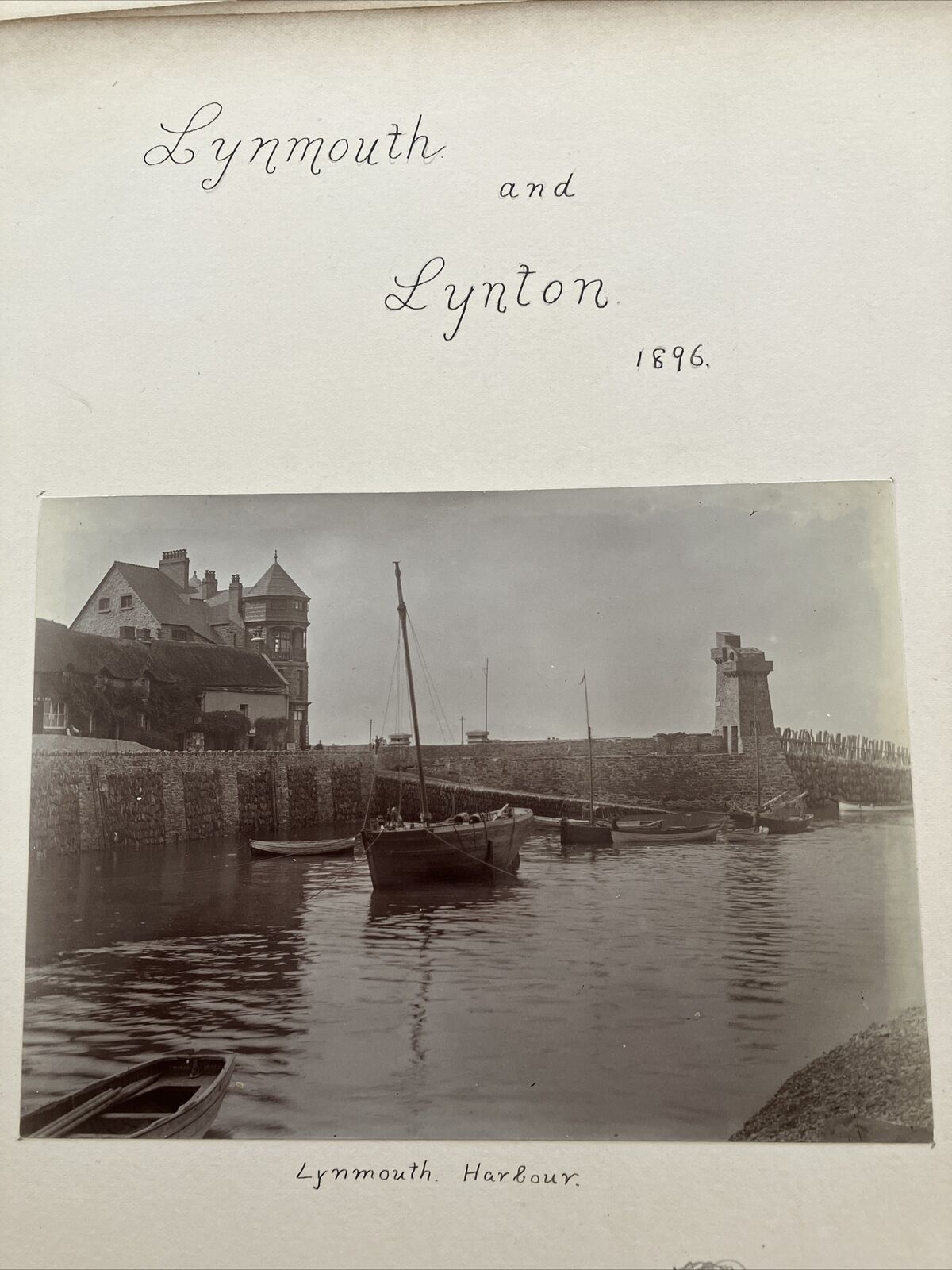37x 1896 photos Lynmouth Lynton Devon NOT postcard RPPC