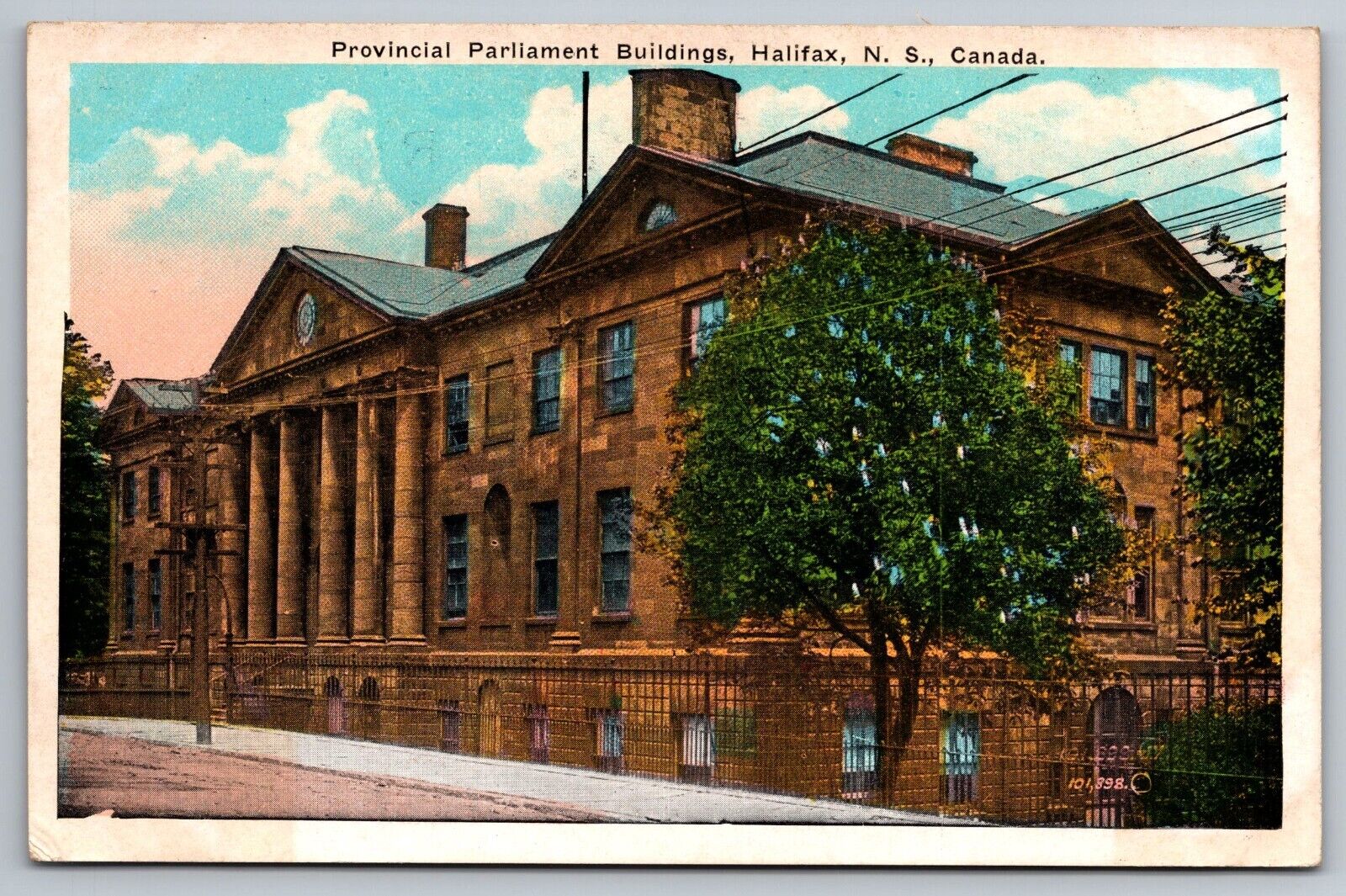 Provincial Parliament Buildings. Halifax Nova Scotia Postcard