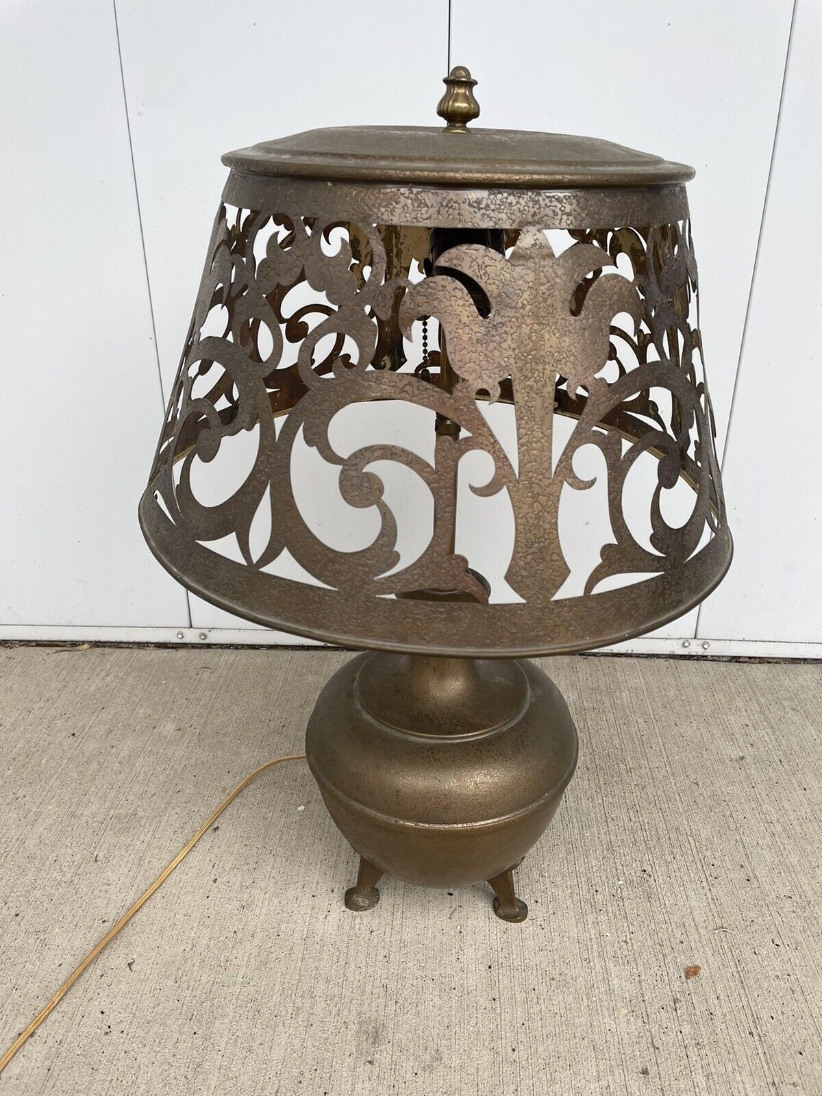 HEINTZ? Silvercrest? Table Lamp Art Nouveau Arts Crafts