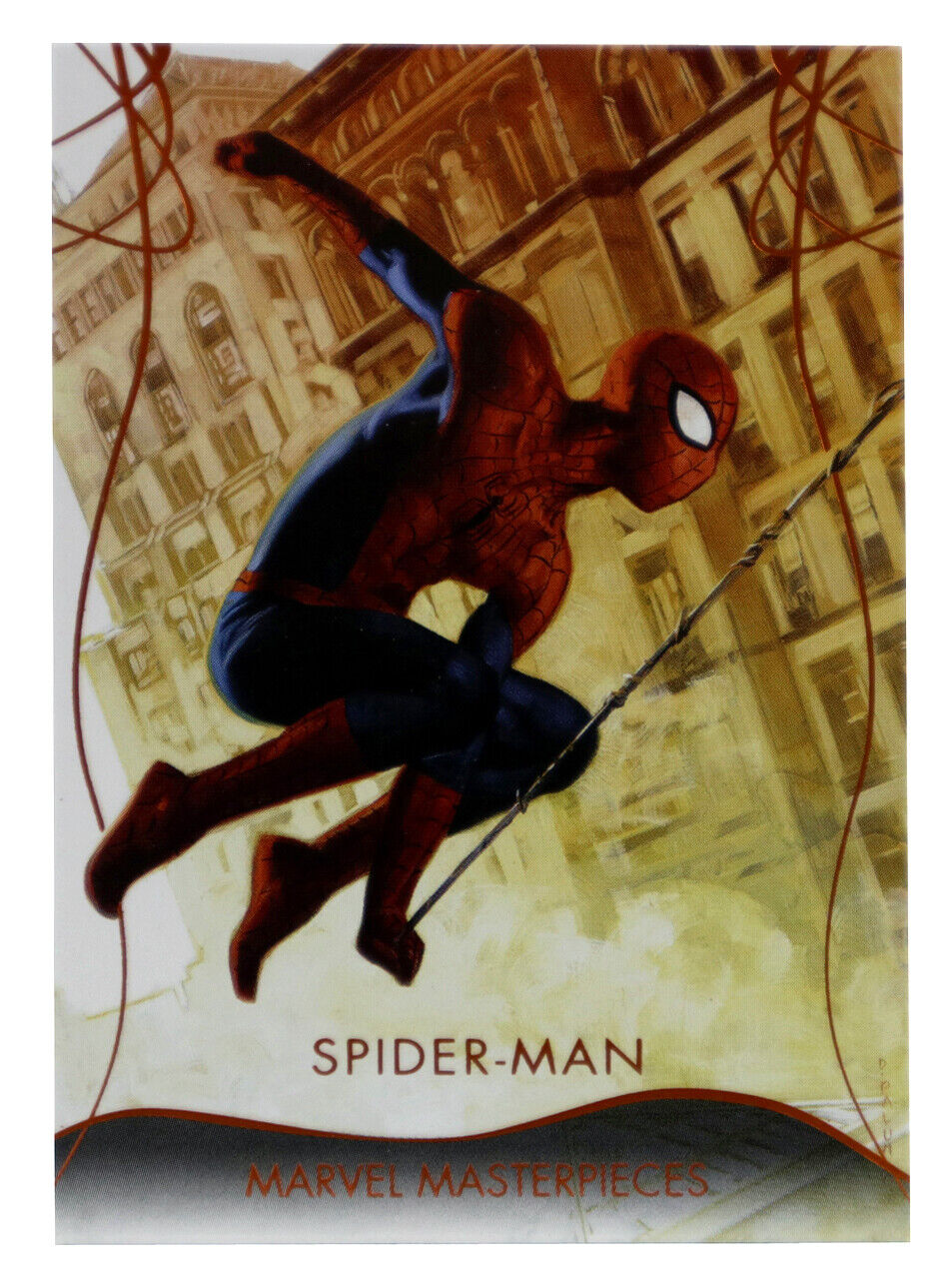 2020 Upper Deck Marvel Masterpiece Spider-Man Legendary Orange Card 2/99 Palumbo