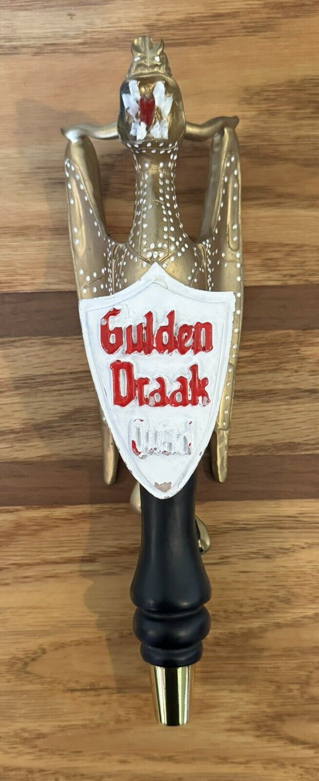 Gulden Draak Quad Belgian Beer Tap Handle Pull 10”