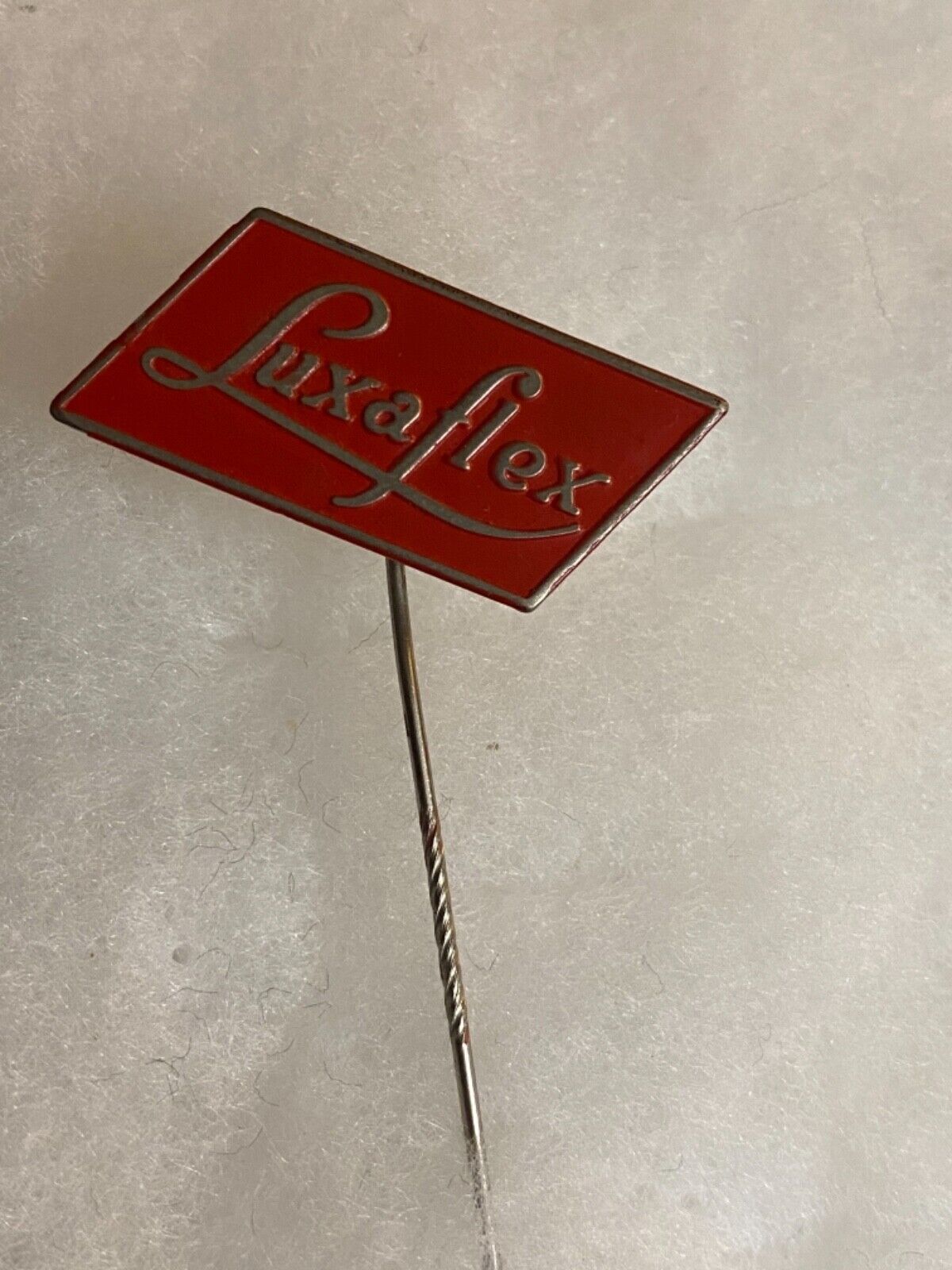 RARE Vintage Dutch Luxaflex Logo stick pin