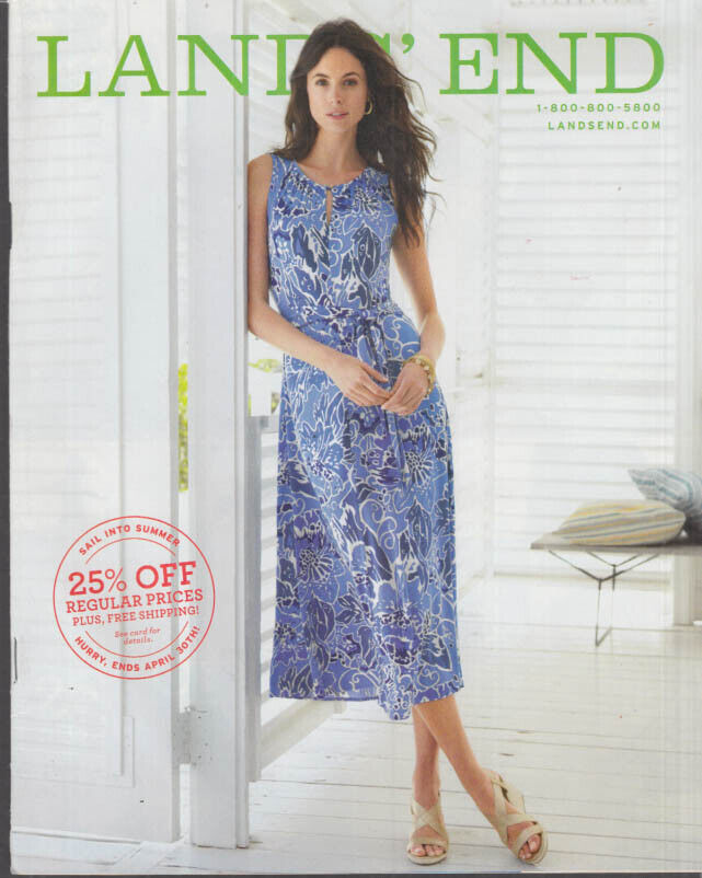 Land\'s End Women\'s & Men\'s Fashions catalog Sail Into Summer 2013
