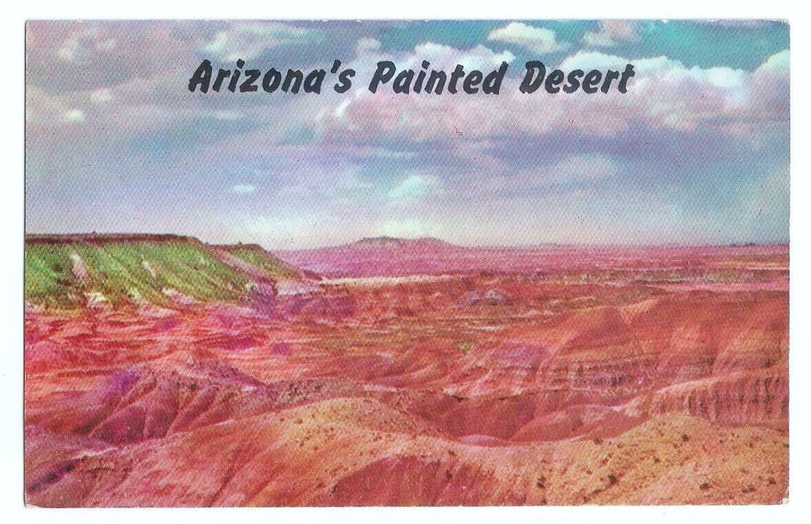 Arizona AZ Postcard Painted Desert near Holbrook