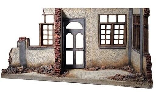 Post-war collapsed wall A 1/12 resin diorama