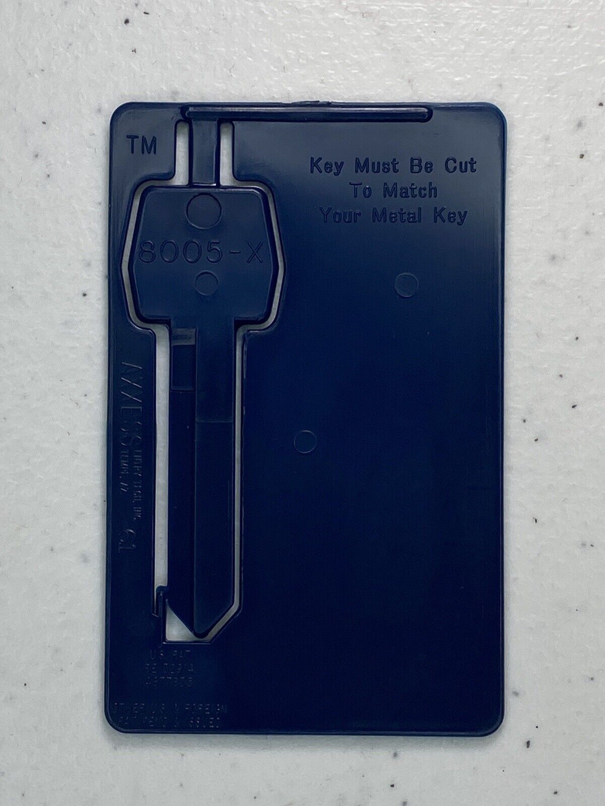 Ford Emergency Key 8005-X UNCUT Axxess