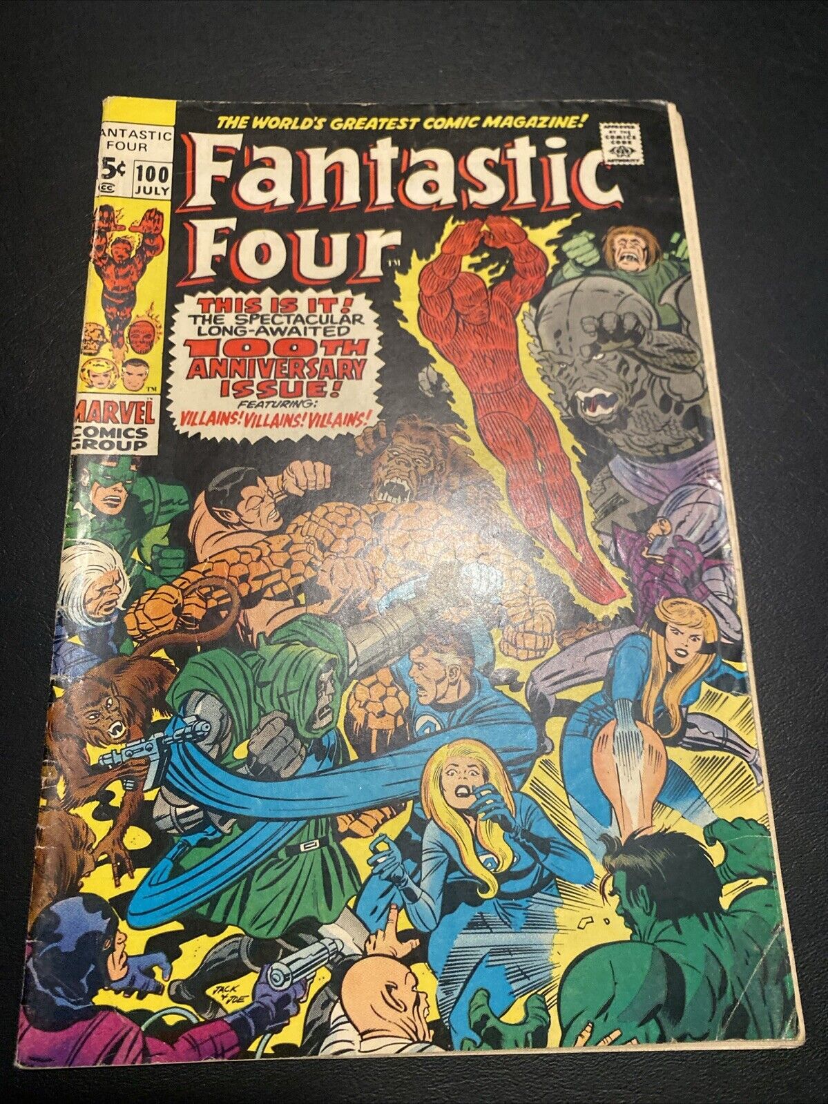 Fantastic Four #100 (Marvel 1970) Kirby & Lee Classic