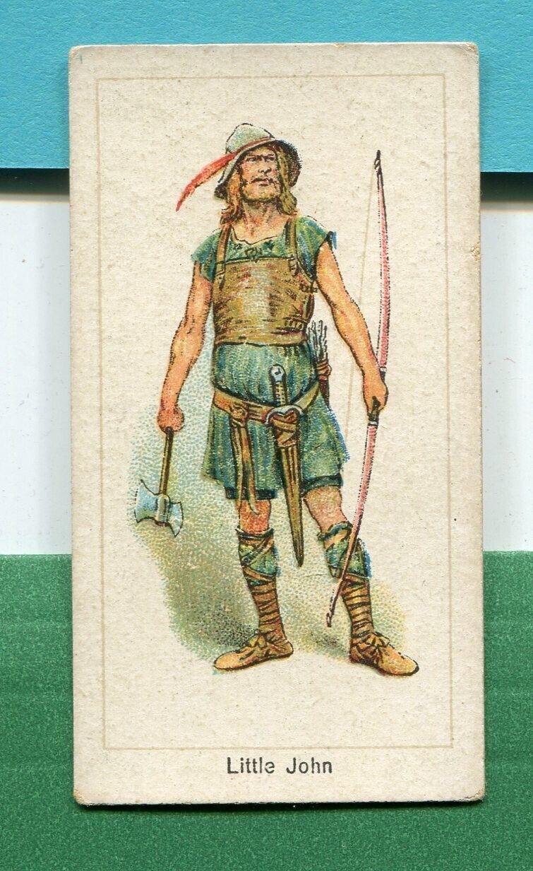 1926 CARRERAS CIGARETTES HIGHWAYMEN TOBACCO CARD #18 LITTLE JOHN