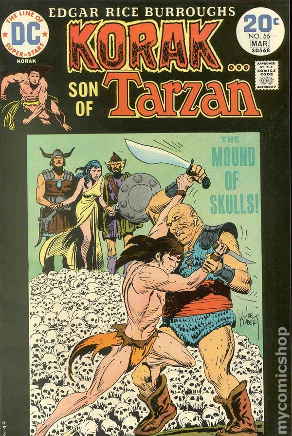 Korak Son of Tarzan #56 VG+ 4.5 1974 Stock Image Low Grade
