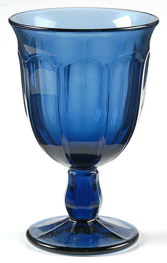 Noritake Provincial-Colonial  Blue  Water Goblet 476861