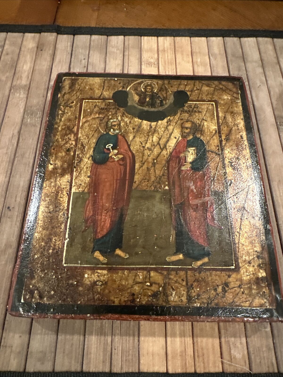 Peter & Paul Greek Orthodox Icon Russian