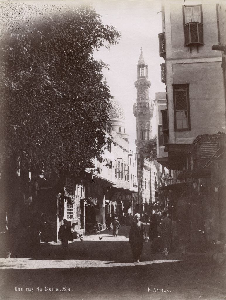 c.1880's PHOTO - EGYPT ARNOUX STREET IN CAIRO