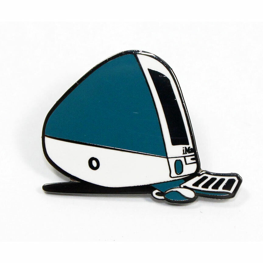 iMac G3 Bondi Blue Lapel Pin