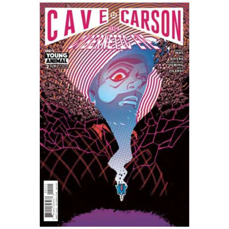 Cave Carson Has a Cybernetic Eye #2 in Near Mint minus condition. DC comics [d}