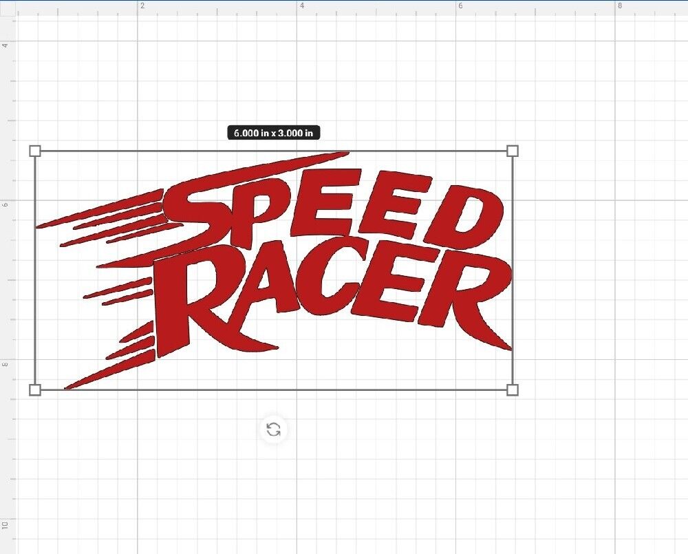 Speed Racer Vinyl Die Cut Car Decal Sticker - GO SPEED RACER 
