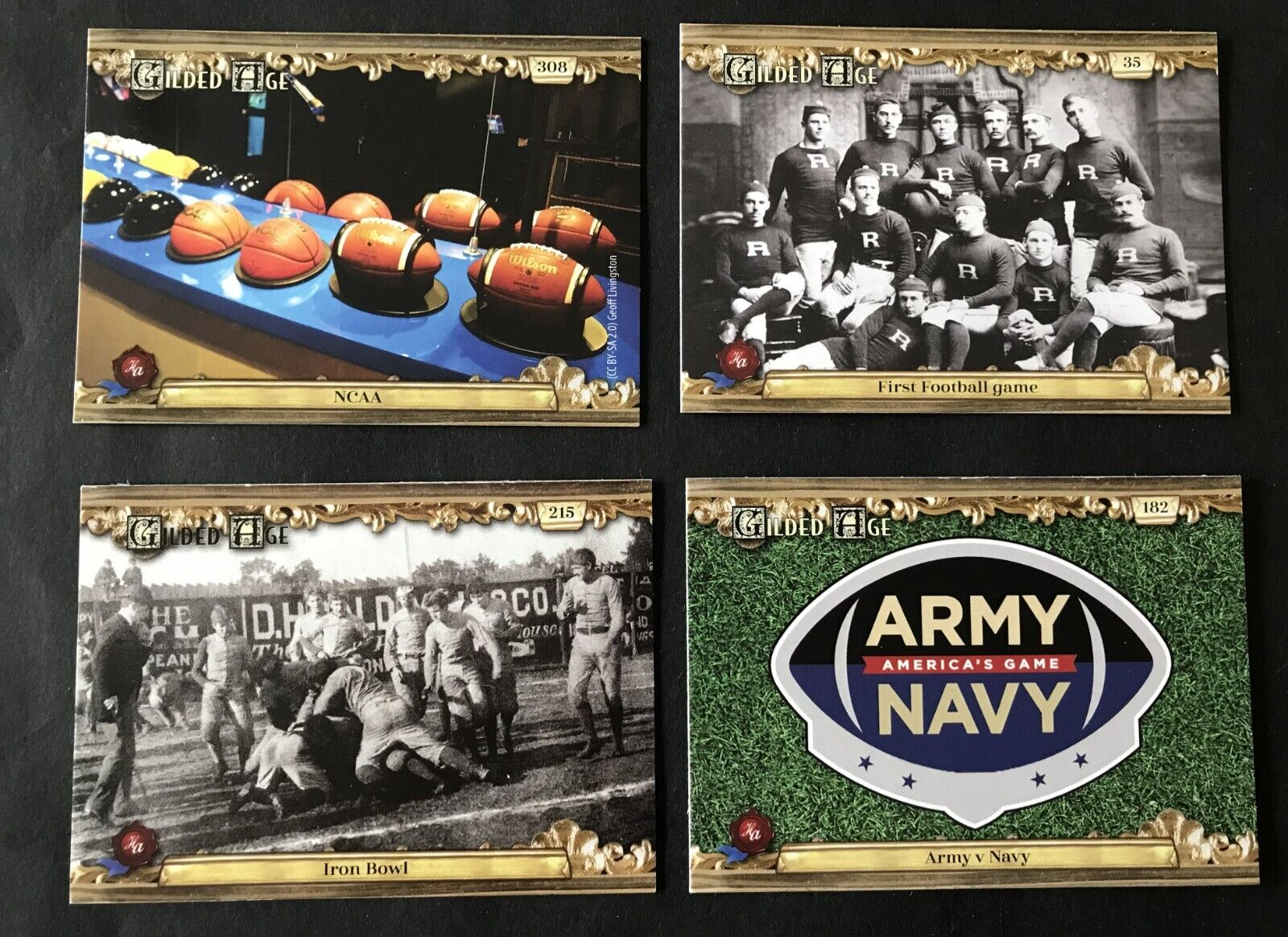 NCCA  early College  Football 2023 HISTORIC AUTOGRAPHS GILDED AGE Cards
