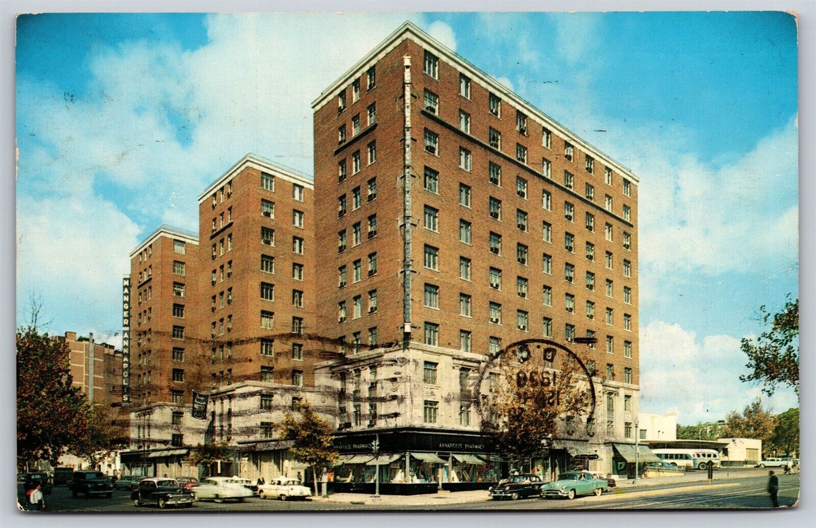 Postcard Manger Annapolis Hotel, Washington DC 1958 N187