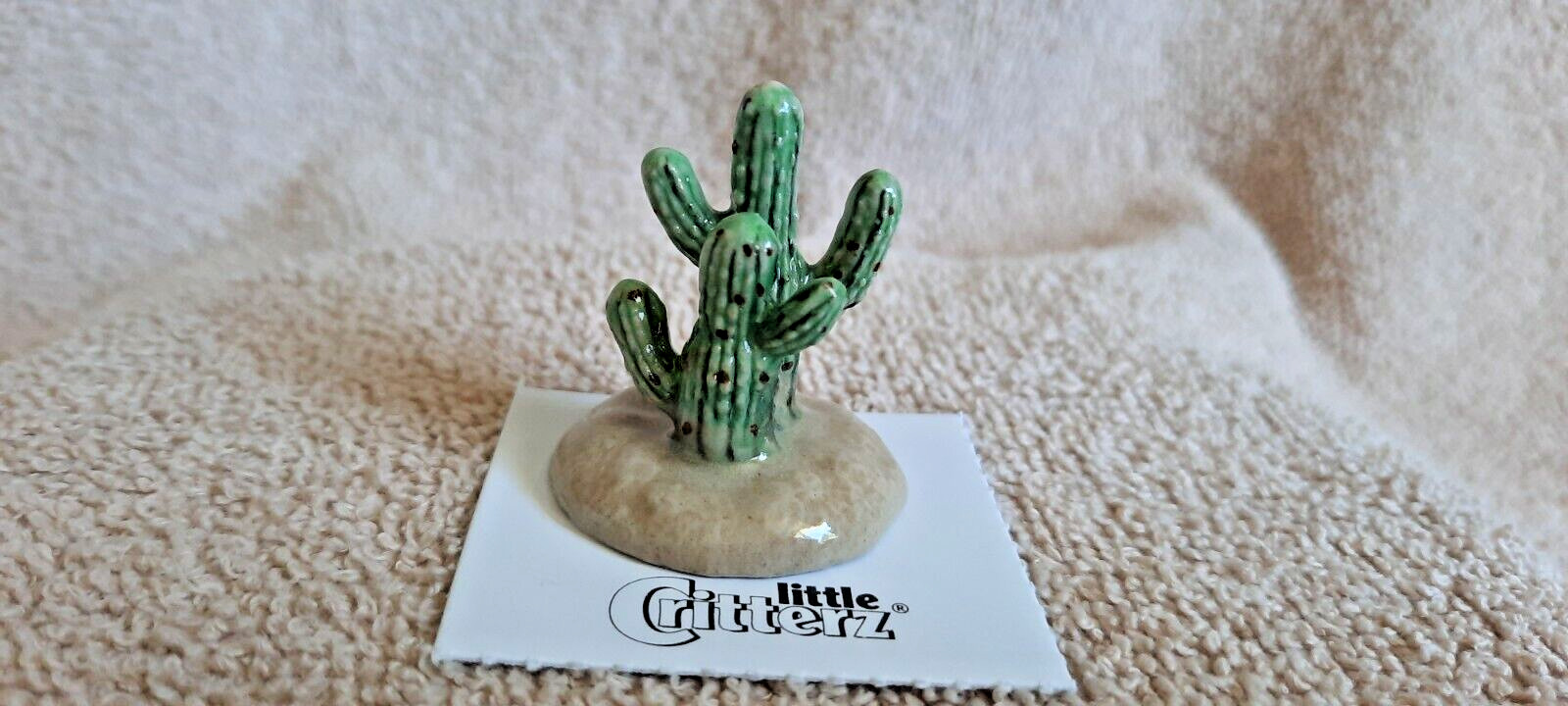 LITTLE CRITTERZ Saguaro Cactus Miniature Figurine New  LC717