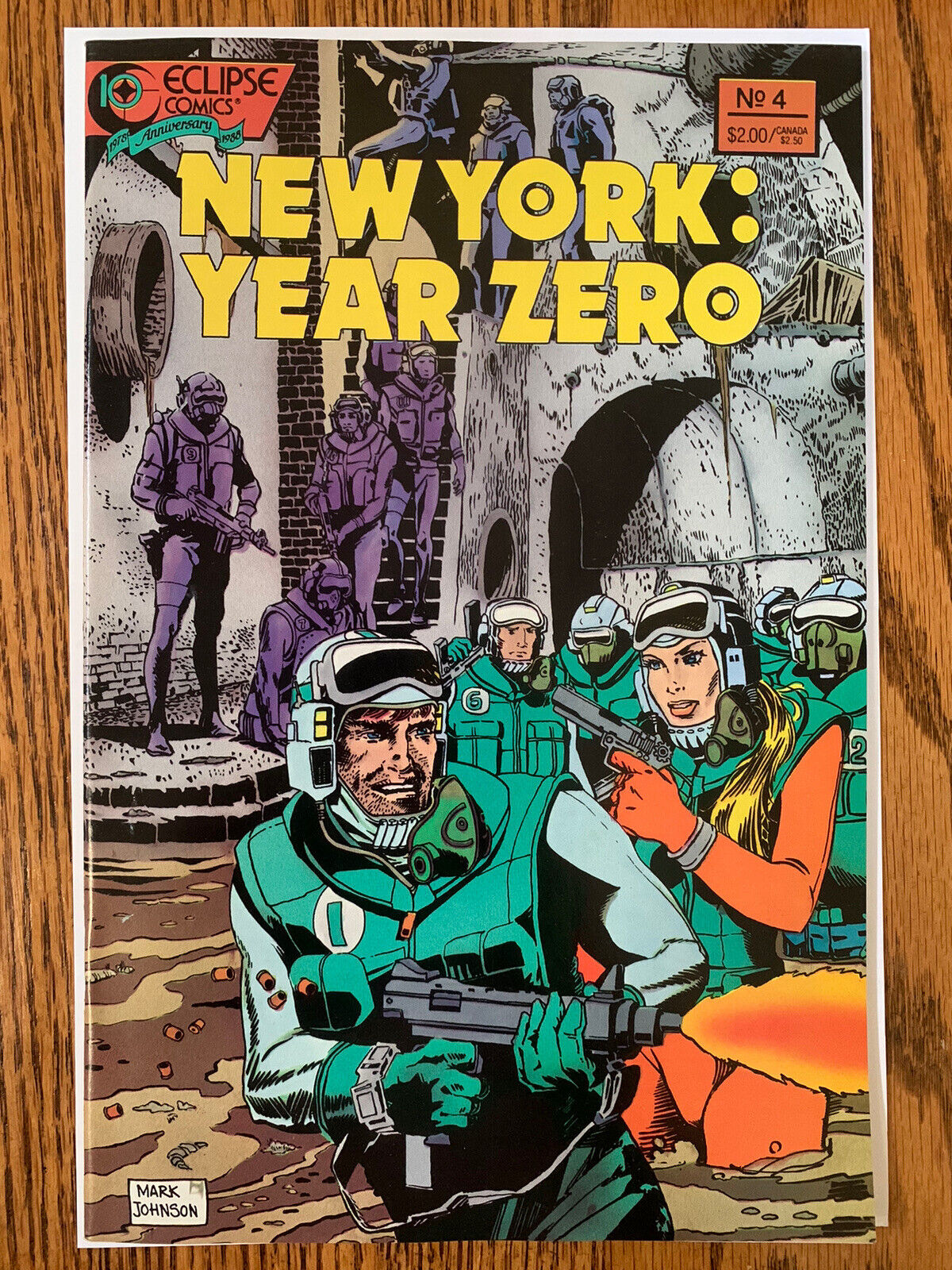 New York: Year Zero #4 NM Eclipse 1988 Sci-Fi comic | Combined Shipping Avail