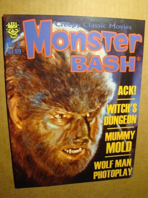 MONSTER BASH 9 *NM+ 9.6* ACKERMAN WITCH\'S DUNGEON MUMMY WOLF MAN FAMOUS MONTERS
