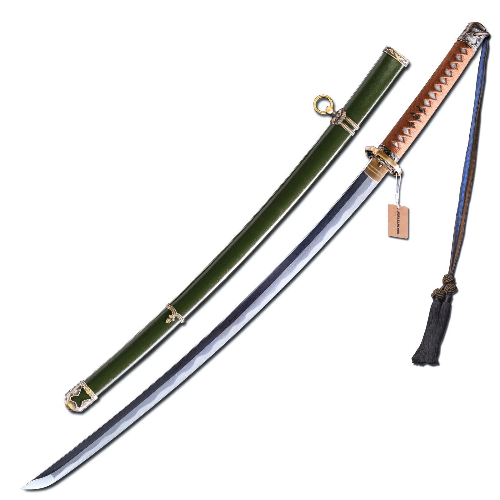 MURASAME Type 98 Gunto Sword  Handmade Folded Steel Full Tang Sharp High Quality