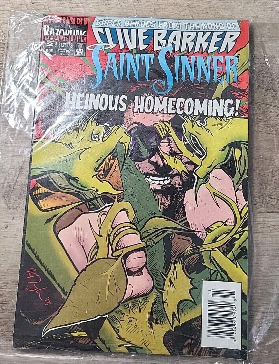 Saint Sinner # 2 - Super Heroes From The Mind Of Clive Barker,  (1993)