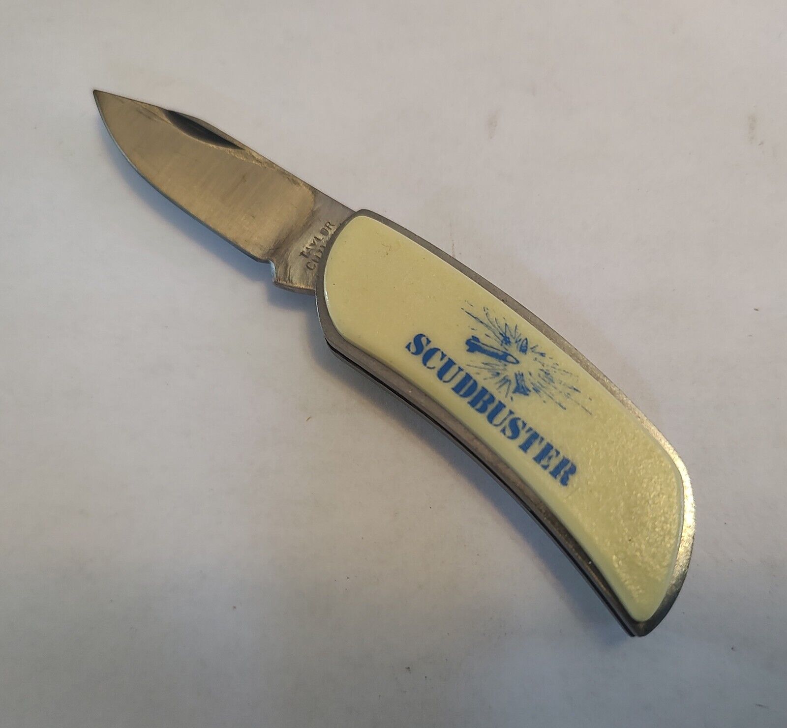 Vintage Taylor Cutlery Scudbuster Desert Storm Folding Knife